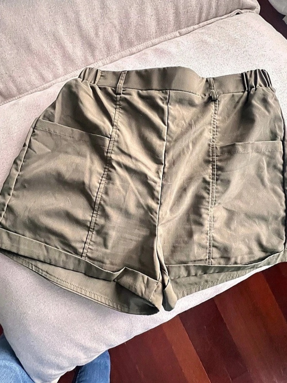 Olive Cargo Shorts